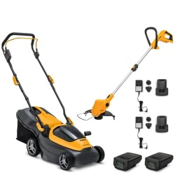 Kosiarka Stiga 136e + Podkaszarka Stiga GT 100e - Gotowy zestaw akumulatorowy - 2B1342068/ST2