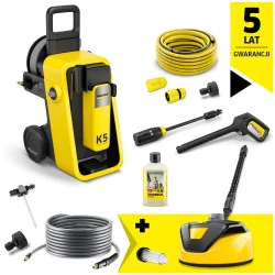 Zestaw Karcher K 5 Comfort Premium Garden + Przystawka do mycia kostki brukowej T-Racer T 5 + Filtr do wody