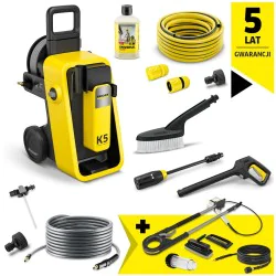 Zestaw Karcher K 5 Comfort Premium Garden + Lanca do czyszczenia elewacji i szyb + Przedłużka węża 10 m + Filtr do wody