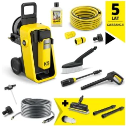 Zestaw Karcher K 5 Comfort Premium Garden + Szczotka power + Filtr do wody
