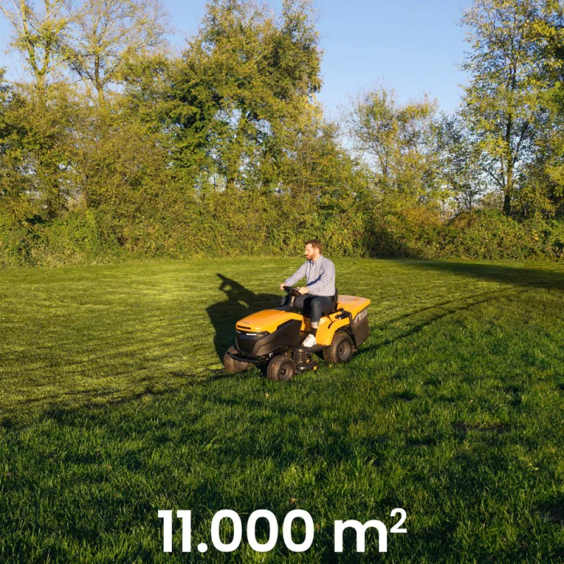 Stiga Estate 384e Akumulatorowy traktor ogrodowy (240 l, 11000 m², Automat) - 2T2210481/ST1