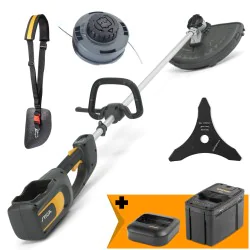 Zestaw Stiga BC 700e + Akumulator 4.0 Ah + Szybka ładowarka