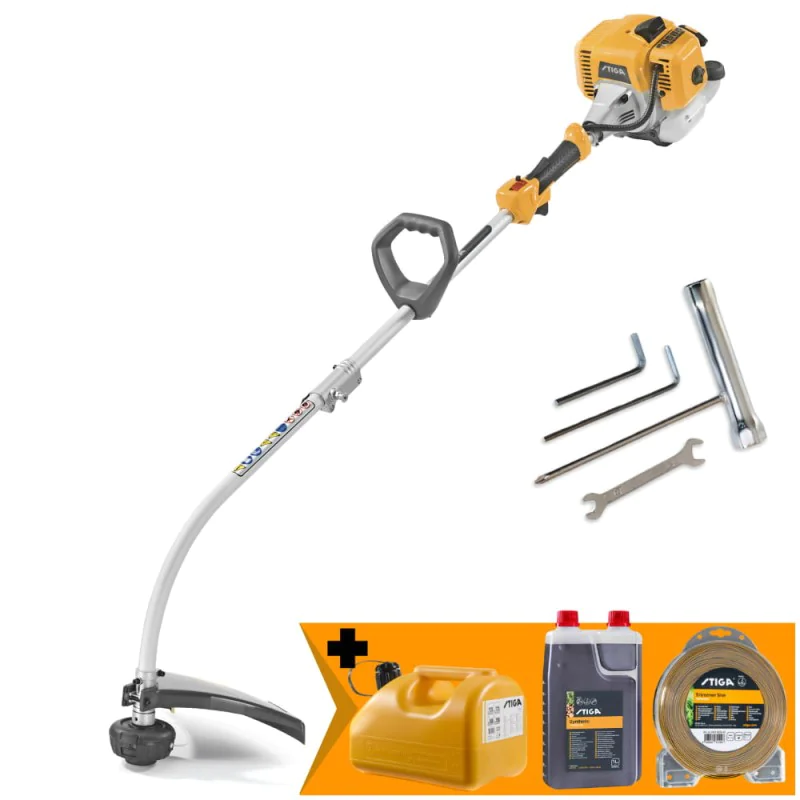 Zestaw Stiga GT 330 A + Żyłka tnąca 2,4 mm / 88 m + Olej 1l + Kanister 5l
