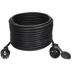 Przedłużacz warsztatowy olejoodporny 20m z uziemieniem 16A 230V H07RN-F 3x1,5 mm² 3680W Jonex PS-170G IP44 czarny