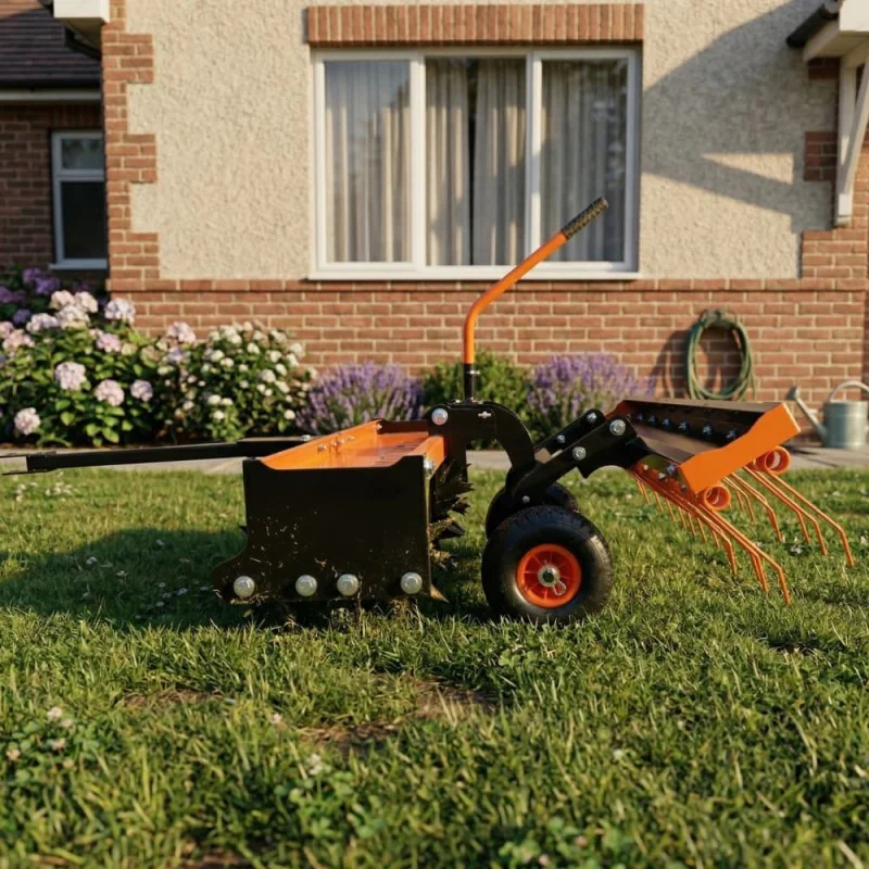 Aerator wertykulator do traktorka ogrodowego 2 rzędowy 100 cm