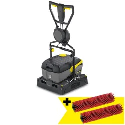 Zestaw Karcher BR 40/10 C Adv + 2x Szczotka walcowa średnio twarda
