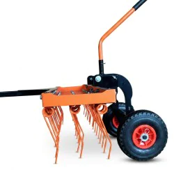 Brona sprężynowa do traktorka ogrodowego pazurowa 100 cm 48 palców