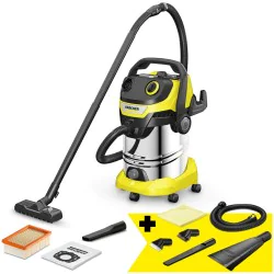 Zestaw Karcher WD 5 S V-30/5/22 + Ssawka samochodowa + Przedłużka węża ssącego 3.5 m