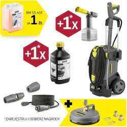 Zestaw Karcher HD 5/15 C Plus + Turbodysza + Przystawka FR Classic + Zestaw dysz do FR