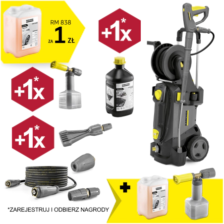 Myjka Ciśnieniowa Karcher HD 5/15 CX Plus + Turbodysza 1.520-932.0