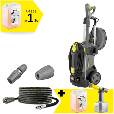 Zestaw Karcher HD 5/15 C Plus + FR Classic + Lanca pianowa + Piana alkaliczna RM 838