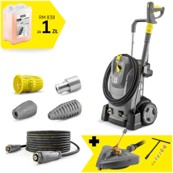 Zestaw Karcher HD 8/18-4 M Plus + Turobodysza + Przystawka FRV 30 + Zestaw dysz do FR