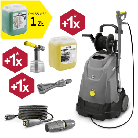 Karcher HDS 5/15 UX Profesjonalna myjka z podgrzewaniem wody (150 bar, 450 l/h, 80°C) - 1.064-913.0