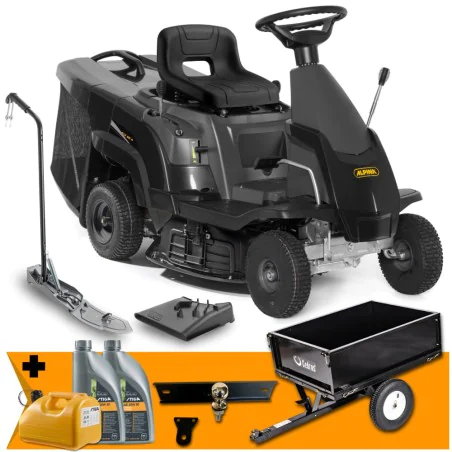 Zestaw Alpina AT2 66 QA + Przyczepka max. 225 kg + Zaczep + Kanister + 2x Olej