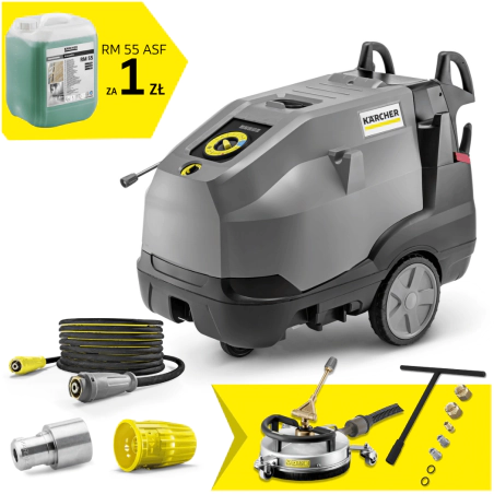 Zestaw Karcher HDS 10/21-4 M + Przystawka FRV 30 Me + Zestaw dysz do FRV