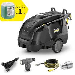 Karcher HDS 11/18-4 S eB Go!Further Profesjonalna myjka z podgrzewaniem wody (180 bar, 1100 l/h, 80°C) - 1.071-965.0