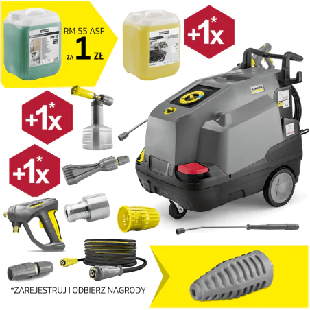 Zestaw Karcher HDS 8/18-4 CXA + Dysza rotacyjna