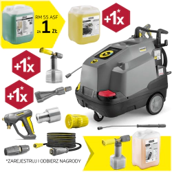 Zestaw Karcher HDS 8/18-4 CXA + Lanca pianowa + Piana alkaliczna RM 838