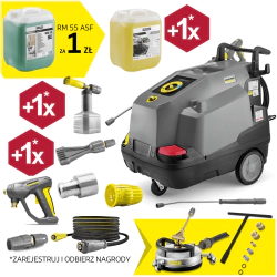 Zestaw Karcher HDS 8/18-4 CXA + Przystawka FRV 30 Me + Zestaw dysz do FRV