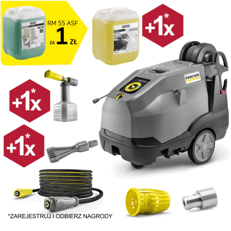 Karcher HDS 10/21-4 MXA Profesjonalna myjka z podgrzewaniem wody (210 bar, 1000 l/h, 155°C) - 1.071-938.0