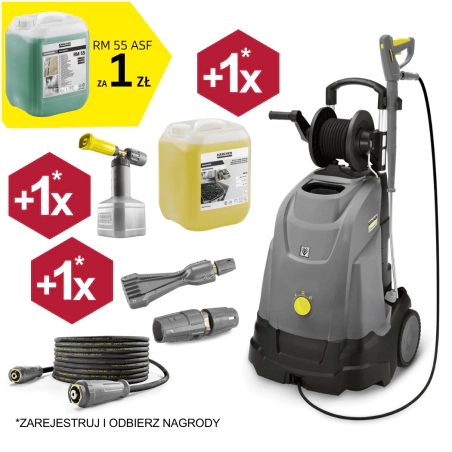 Karcher HDS 5/15 UX Profesjonalna myjka z podgrzewaniem wody (150 bar, 450 l/h, 80°C) - 1.064-913.0