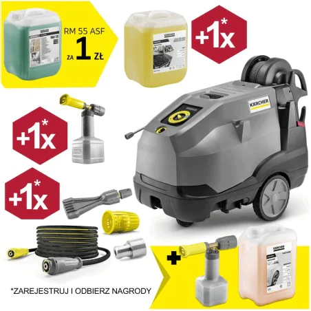 Zestaw Karcher HDS 10/21-4 MXA + Lanca pianowa + Piana alkaliczna RM 838