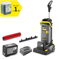 Karcher BR 30/4 C Bp Pack Szorowarka kompaktowa w zestawie z akumulatorem Li-Ion i prostownikiem - 1.783-228.0
