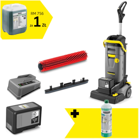 Zestaw Karcher BR 30/4 C Bp Pack + Płyn do posadzek