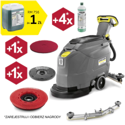 Karcher BD 43/25 C Bp Szorowarka akumulatorowa (1720 m²/h, 430 mm) - 1.515-400.0