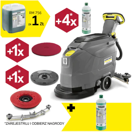 Zestaw Karcher BD 43/25 C Bp + Płyn do posadzek