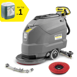Karcher BD 50/50 C Bp Classic Szorowarka kompaktowa akumulatorowa (2040 m²/h, 510 mm) - 1.127-001.0