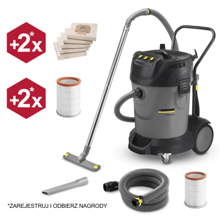 Karcher NT 70/3 Profesjonalny odkurzacz uniwersalny (3600 W, 70 l) - 1.667-270.0