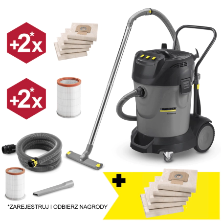 Zestaw Karcher NT 70/3 + Papierowe worki filtracyjne