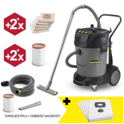 Zestaw Karcher NT 70/3 + Materiałowe worki filtracyjne
