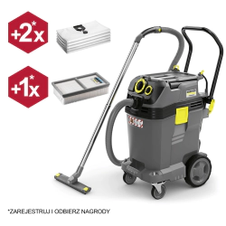 Karcher NT 50/1 Tact Te L Profesjonalny odkurzacz uniwersalny (1380 W, 50 l, klasa L) - 1.148-411.0