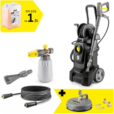 Zestaw Karcher HD 5/13 EX EB Foam Classic + Przystawka FR Classic + Zestaw dysz do FR