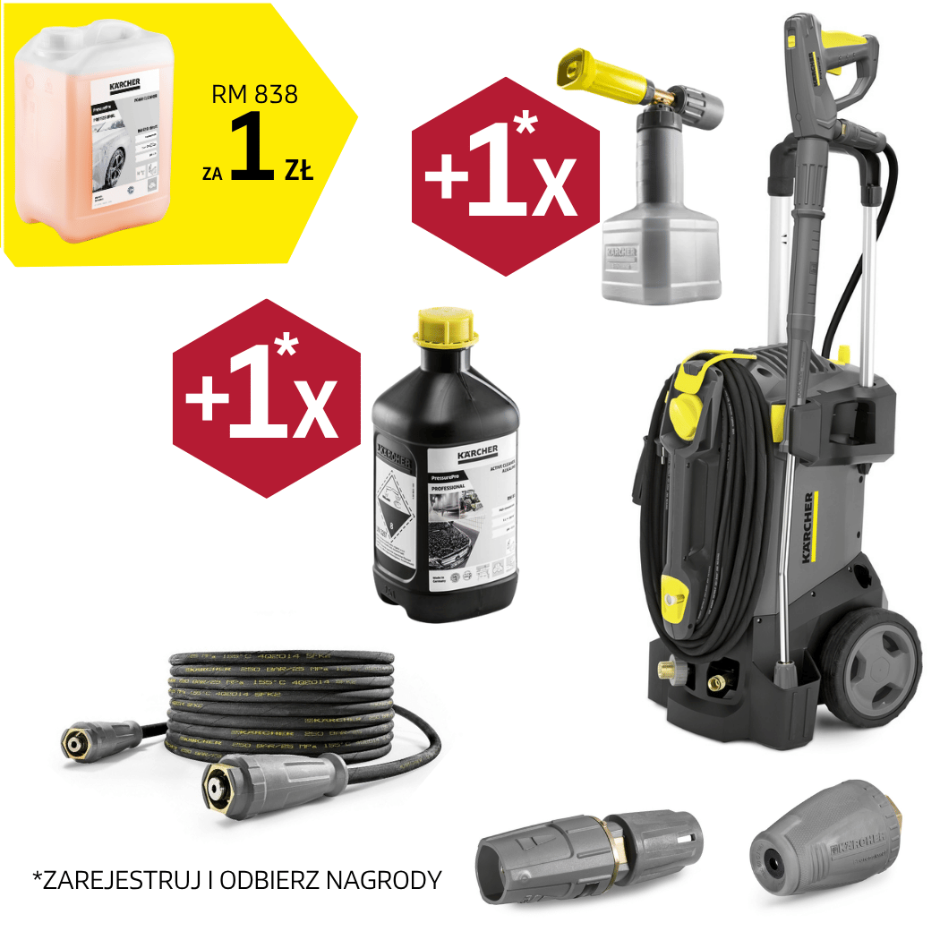 Karcher HD 5/15 C Plus + turbodysza Profesjonalna myjka ciśnieniowa (200 bar, 500 l/h)