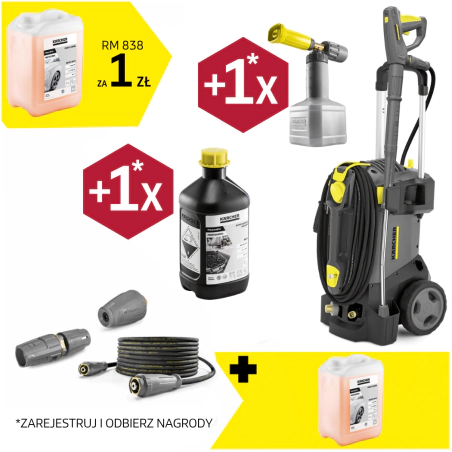 Zestaw Karcher HD 5/15 C Plus + Turbodysza + Piana alkaliczna RM 838