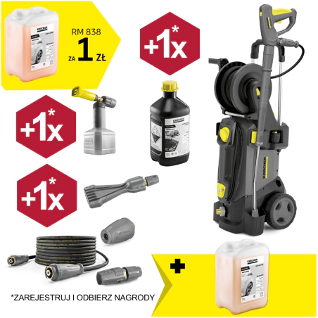Zestaw Karcher HD 5/15 CX Plus + Turbudysza + Piana alkaliczna RM 838