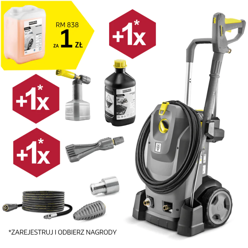 Karcher HD 6/15 M Plus + turbodysza Profesjonalna myjka ciśnieniowa (225 bar, 560 l/h) - 1.150-932.0 Karcher HD 6/15 M Plus + turbodysza Profesjonalna myjka ciśnieniowa (225 bar, 560 l/h) - 1.150-932.0