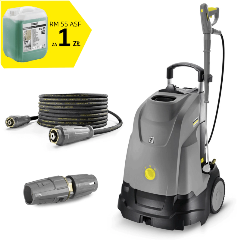 Karcher HDS 5/15 U Profesjonalna myjka z podgrzewaniem wody (150 bar, 450 l/h, 80°C) - 1.064-912.0