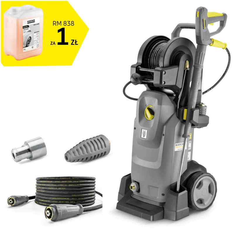 Karcher HD 6/15 MXA Plus + turbodysza Profesjonalna myjka ciśnieniowa (225 bar, 560 l/h) - 1.150-943.0 Karcher HD 6/15 MXA Plus + turbodysza Profesjonalna myjka ciśnieniowa (225 bar, 560 l/h) - 1.150-943.0