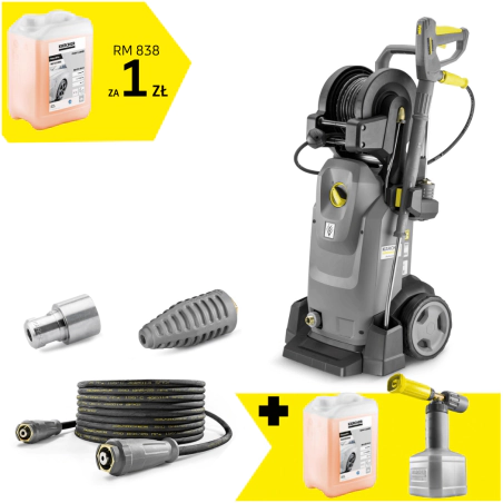 Zestaw Karcher HD 6/15 MXA Plus + Trubodysza + Lanca pianowa + Piana alkaliczna RM 838