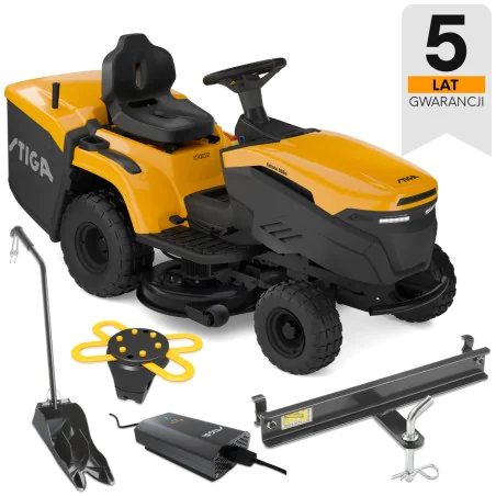 Stiga Estate 598e Akumulatorowy traktor ogrodowy (240 l, 13000 m², Automat) - 2T2805481/ST1