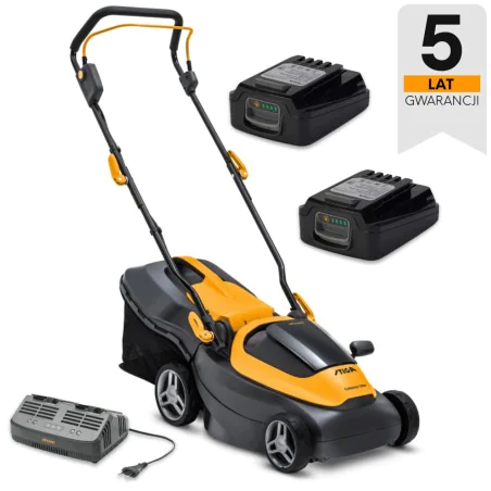 Stiga Collector 136e Kosiarka akumulatorowa w zestawie z 2 akumulatorami i ładowarką (0.55 kW, 34 cm, 35 l) - 291342068/ST2