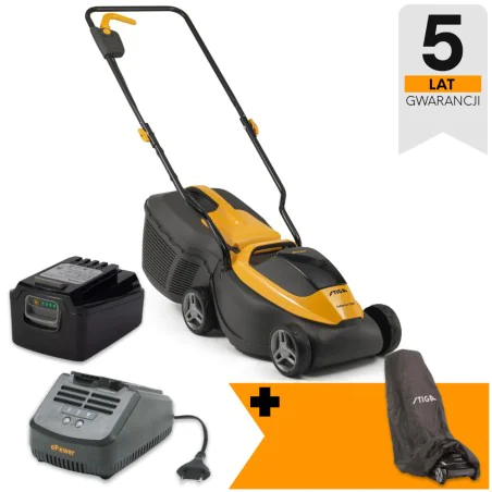 Zestaw Stiga Collector 132e + Pokrowiec ochronny na kosiarkę