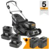 Zestaw z Dodatkowymi Akumulatorami 2x Stiga E 475 7.5 Ah 48 V