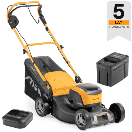 Stiga Collector 48 S AE Kosiarka akumulatorowa w zestawie z akumulatorem i ładowarką (1.30 kW, 46 cm, 60 l) - 2L0482008/ST1