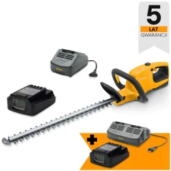 Zestaw Stiga HT 100e + Akumulator Stiga E 22 2.0 Ah + Podwójna ładowarka