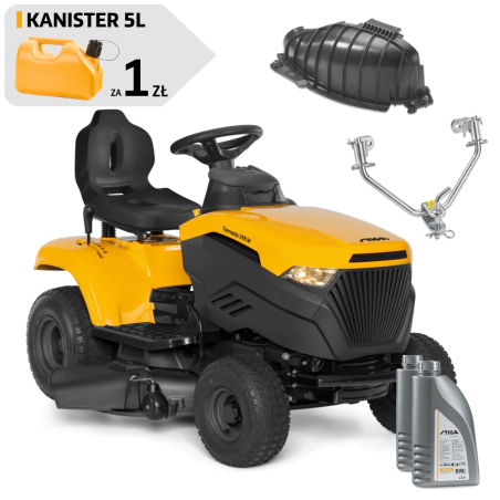 Stiga Tornado 398 M Traktor ogrodowy spalinowy (7.1 kW, 5000 m², Manual) - 2T0510481/ST3